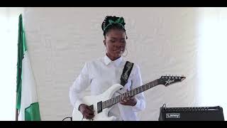 Timi Dakolo  Great Nation Guitar Cover by Annystrings Umoh [upl. by Adnalue930]