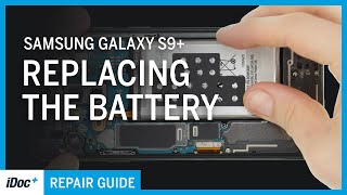 Samsung Galaxy S9 – Battery replacement including reassembly [upl. by Rouvin]