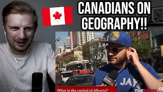 Reaction To What Do Canadians Know About Geography [upl. by Enoed]