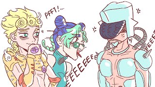 JoJos Bizarre Adventure Comic Dubs NEW Jolyne Josuke Giorno and More [upl. by Syned]