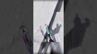 FULL SEND PARK SKIING ski skiing freeskiing skiseason freeride [upl. by Yezdnil]