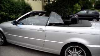 BMW 3er E46 Cabrio Dachautomatik Verdeck Dachmodul Schlüssel Fernbedinung Einbauen Anleitung TUT [upl. by Anidan54]