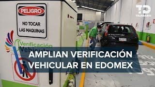 Verificación vehicular de diciembre en Edomex es ampliada por escasez de engomado [upl. by Oiludbo]