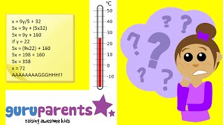 Celsius to Fahrenheit – teach kids how easy it is [upl. by Refinej]