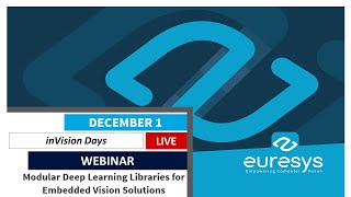 Euresys Modular Deep Learning libraries allow Machine Vision implementation into embedded solutions [upl. by Ettennig]