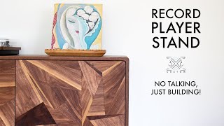 Building a Record Player Stand  NO TALKING JUST BUILDING [upl. by Novelc]