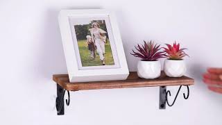 Set of 3 Floating Shelves Wall Mounted [upl. by Burtis830]