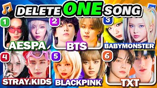 DELETE ONE SONG PER GROUP🔥6 Songs Each Round  Kpop Quiz 2024  KMusic Quiz [upl. by Felipa588]