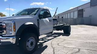 Almost NEW Factory Warranty 2024 Ford F600 Super Duty Regular Cab Chassis XLT Package 73L V8 [upl. by Anaoy]