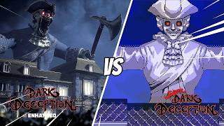 Super Dark Deception VS Dark Deception Deadly Decadence Boss Battle and Chase Scene [upl. by Newg]