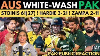 OMG 😱30 AUS KIDS 1182 WIPE OUT PAK 11710 IN 11 OVERS STONINIS 61 BABAR AZAM 41 PAK CRY 😢 [upl. by Adamek]