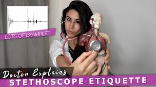 Doctor Explains Stethoscope Examination Patient Etiquette  Heart amp Lung Sounds 🩺 [upl. by Rebekah]