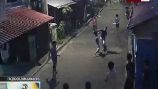 BT Rambulan ng ilang kabataan sa QC nakunan sa CCTV [upl. by Kreda477]