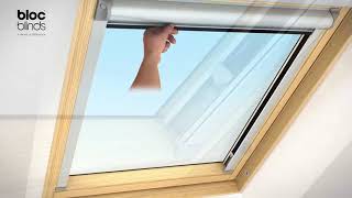 How to install  Solar Skylight Blind Velux® Roof Windows RoofLITE® Dakstra® and DAKEA® [upl. by Loresz331]