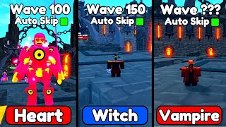 Whats The Best Unit From The Halloween Event Witch VS Vampire VS Titan HeartToilet Tower Defense [upl. by Yecam]