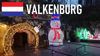 🇳🇱 Valkenburg  Christmas Market in the Municipal Cave Netherlands December 2022 [upl. by Dee Dee]