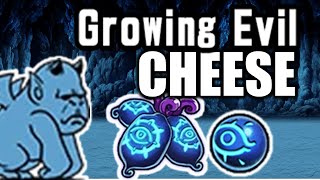 growing evil cheese  battle cats [upl. by Nhguavaj]