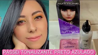 TONALIZANTE PRETO AZULADO ALPHALINE [upl. by Jemy994]