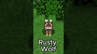 NEW WOLVES THAT WERE ADDED TO MINECRAFT [upl. by Suanne]