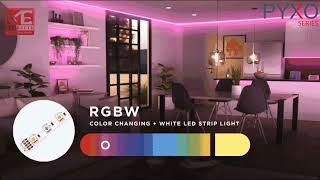 MEPYXO Series  RGBWW LED Striplight Application Video [upl. by Nylime799]