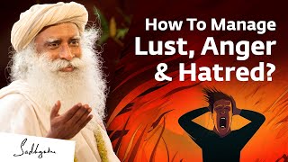 How To Manage Lust Anger amp Hatred  Sadhguru [upl. by Seidnac]