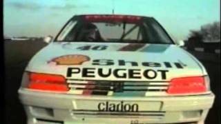 1992 TOCA Shootout  Peugeot 405 Mi16 [upl. by Ahsla]