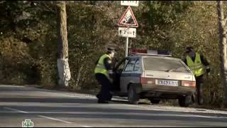 Бомбила Продолжение 2013 4 серия  car chase scenes [upl. by Ettesus]