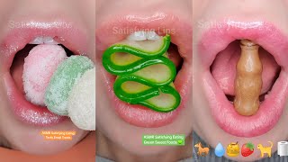 3 HOURS of Satisfying Lips TikToks Compilation  New Satisfying Lips ASMR TikTok Videos [upl. by Yenal]