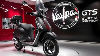 2025 Vespa GTS Super 300 The Ultimate Scooter You Never Knew You Needed 😱🚀 [upl. by Samid]