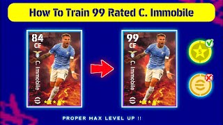 How To Train 99 Rated C Immobile In eFootball 2023 Mobile [upl. by Lynnette]