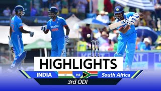 IND vs SA 3RD ODI Highlights India vs South Africa 3RD ODI Highlights  Today Match Highlights [upl. by Hardigg858]