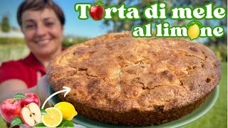 TORTA DI MELE AL LIMONE Ricetta Facile  Fatto in Casa da Benedetta [upl. by Pearman]