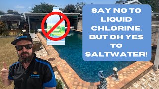 Chlorine to Salt Water Pool Conversion [upl. by Venetia651]