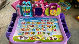 Honest Review VTech Touch And Learn Activity Desk Deluxe Purple Pink [upl. by Donnenfeld472]