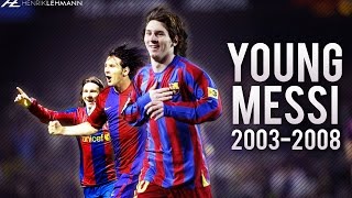 The Young Lionel Messi ● Goals Skills amp Assists ● 20032008 HD [upl. by Eirol]