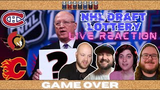 2024 NHL Draft Lottery Live Reaction  Game Over MontrealOttawaCalgary  Macklin Celebrini Lottery [upl. by Crystal]