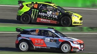 Valentino Rossi Vs Thierry Neuville  Monza Rally Show [upl. by Chaille]