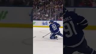 Tavares Assist From His Knees nhl [upl. by Oicafinob]