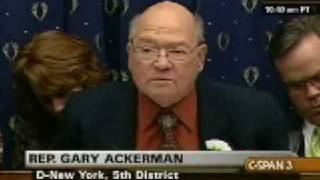 Rep Ackerman on Madoff Fraud [upl. by Nirok]