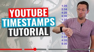 How to Add YouTube Timestamp Links YouTube Chapters Tutorial [upl. by Erelia]