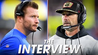 Sean McVay Interviews Kyle Shanahan  Flying Coach  The Ringer [upl. by Ymiaj]