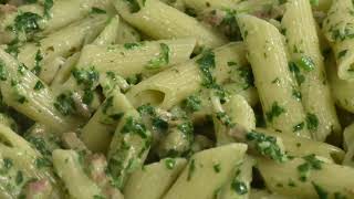 Pasta met spinazie kip en Boursin [upl. by Idmann]