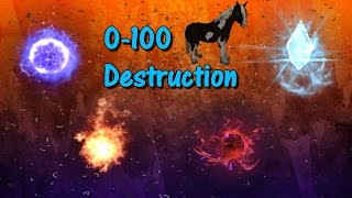 Skyrim How To Get Level 100 Destruction FASTEST METHOD [upl. by Eterg798]