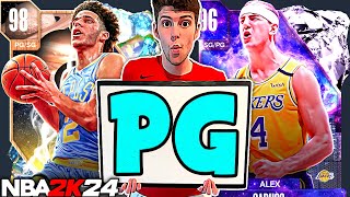 RANKING THE TOP 10 POINT GUARDS IN NBA 2K24 MyTEAM [upl. by Lecirg]