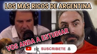 POR QUE SOS POBRE LOS RICOS MAS RICOS DE ARGENTINA SEGUI REMANDOLA VOS [upl. by Assin946]