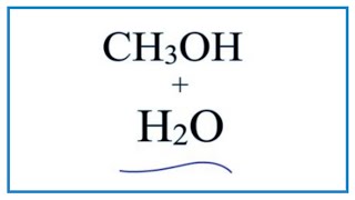 CH3OH  H2O Methanol  Water [upl. by Htebazie480]