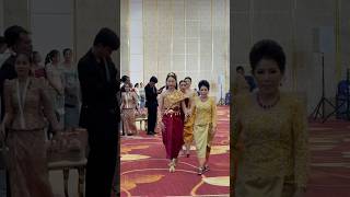 សិរីមង្គលKhmer traditional wedding cambodia foryou khmer wedding video traditional fyp fy [upl. by Yurik539]