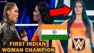 FIRST INDIAN WWE WOMAN CHAMPION  KAVITA DEVI vs RONDA ROUSEY [upl. by Iatnahs]