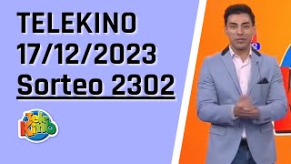 Sorteo Nro 2302  Resultados Telekino Sorteo 2302  Telekino en vivo 17122023  telekino 2302 [upl. by Notniw325]