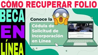 Cómo recuperar FOLIO de CÉDULA registro en línea pasos y requisitos aquí [upl. by Currie]